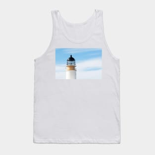 The Neist Lighthouse against a blue sky - Isle of Skye, Scotland Tank Top